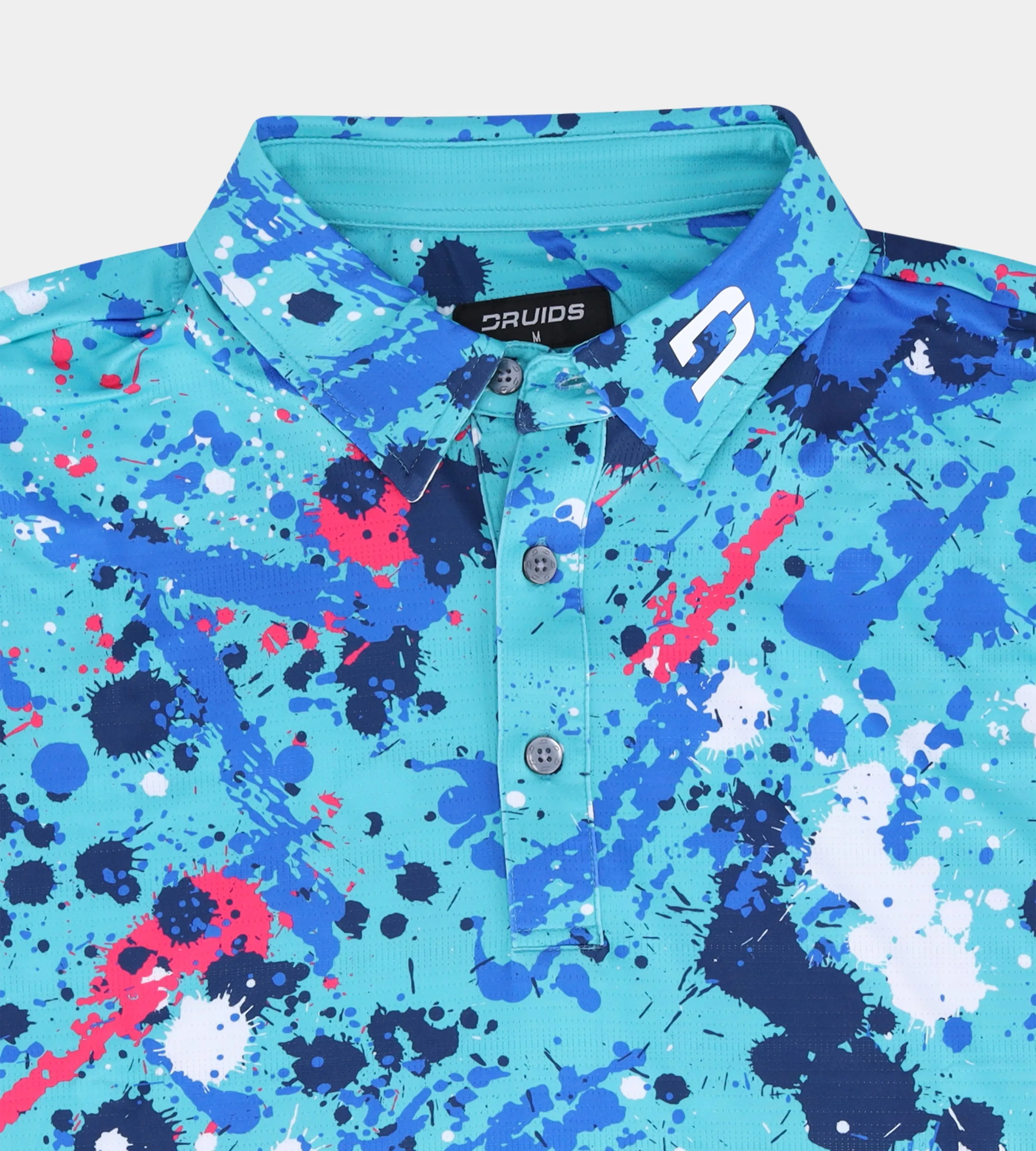 VIVID SPLATTER POLO - MINT