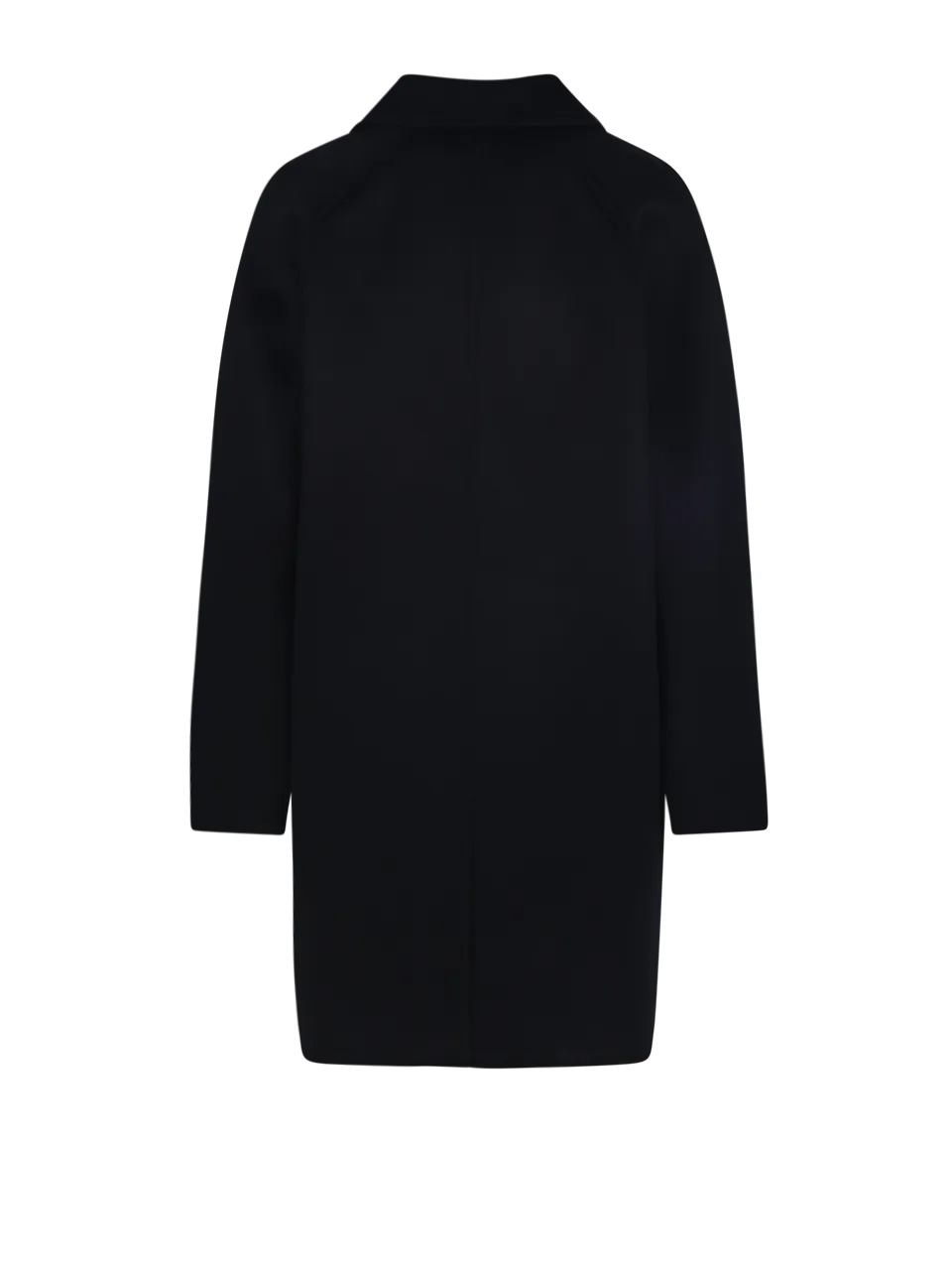 WOMAN DYNAMIS BLACK WOOL OXFORD SINGLE BREASTED COAT