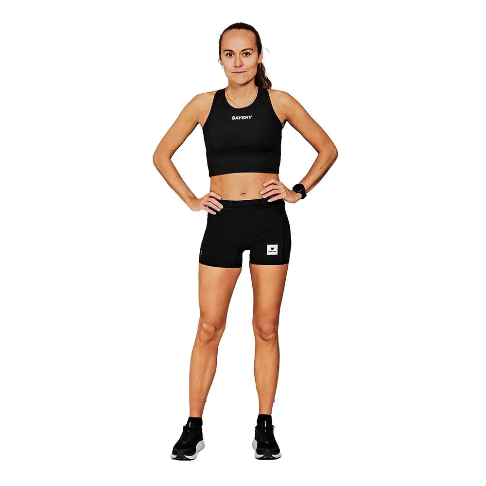 Women's Flow + Race Short Tights 4 - Black