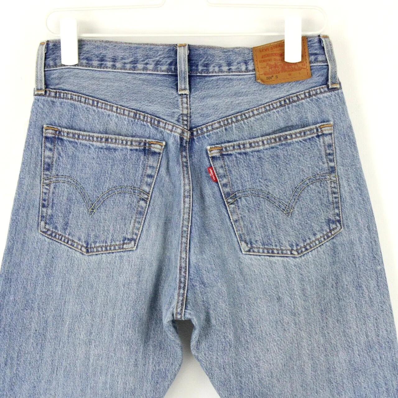 Womens LEVIS 501 S Jeans Light Blue | W28 L30