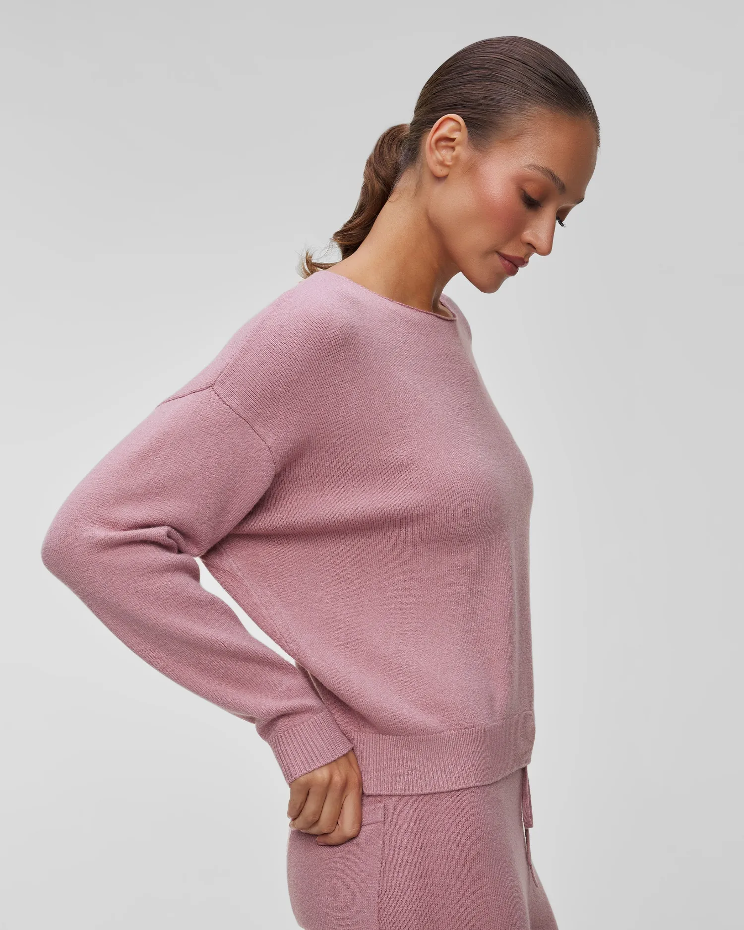 Women’s pink viscose sweater Deha A00720-26310