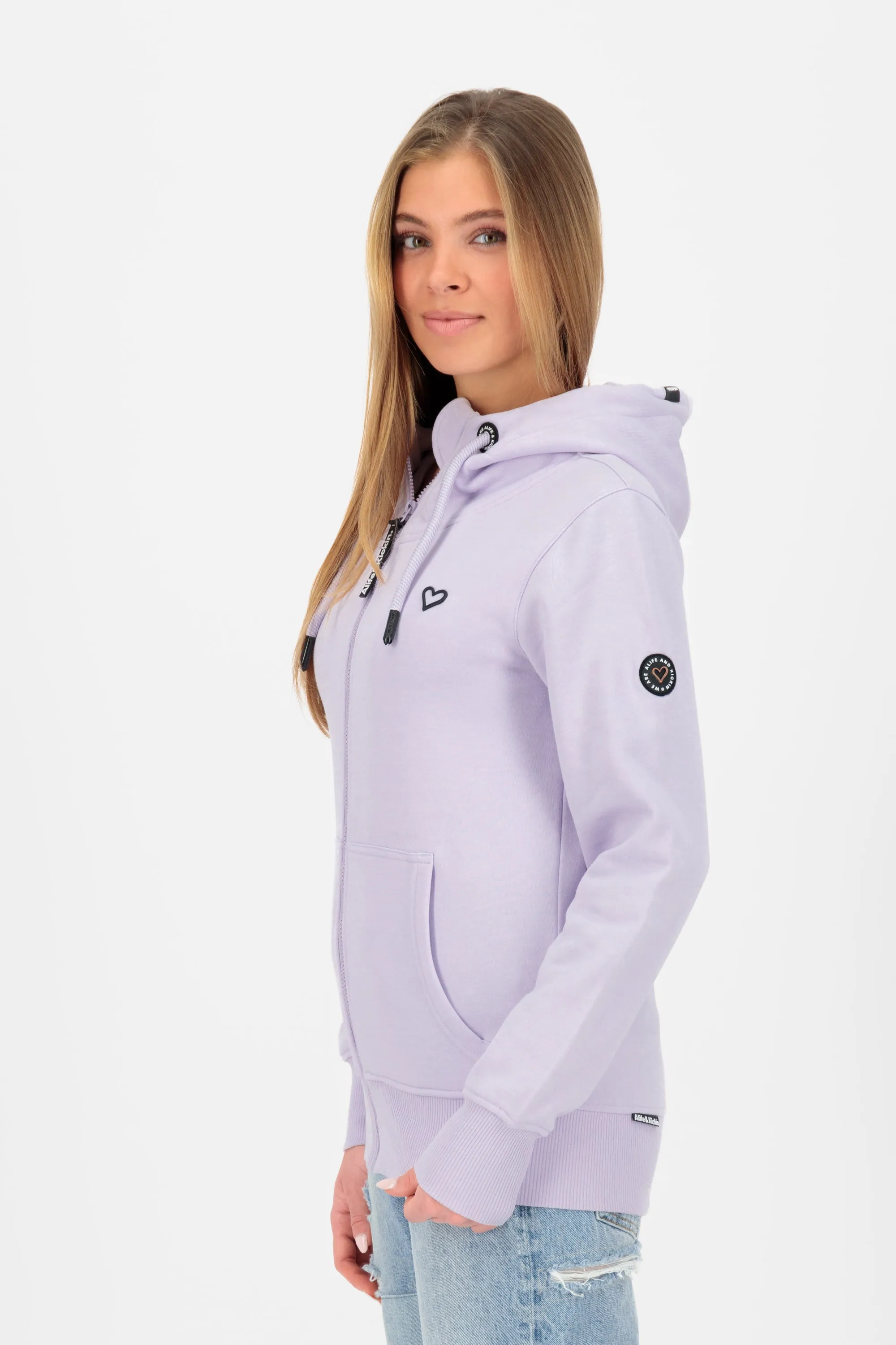 YasminAK A Hooded Sweat Jacket  Rosa