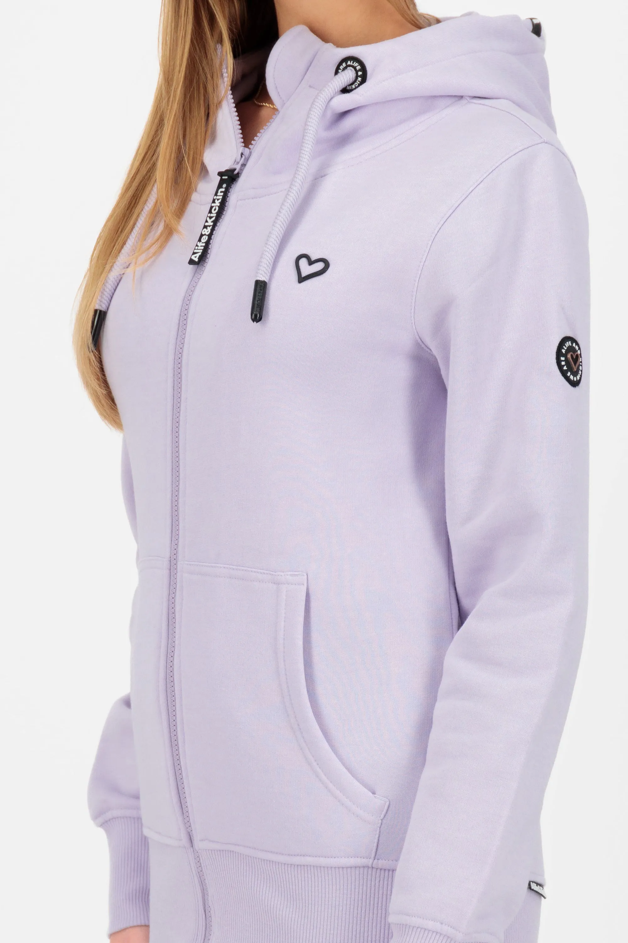 YasminAK A Hooded Sweat Jacket  Rosa