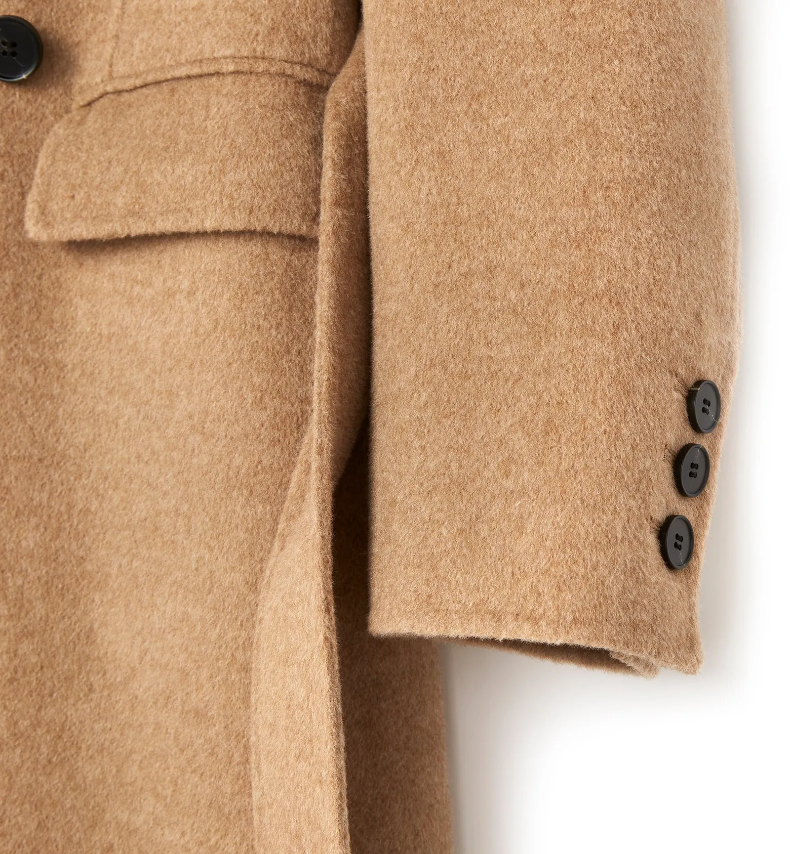 ZANE LONG WOOL WRAP COAT