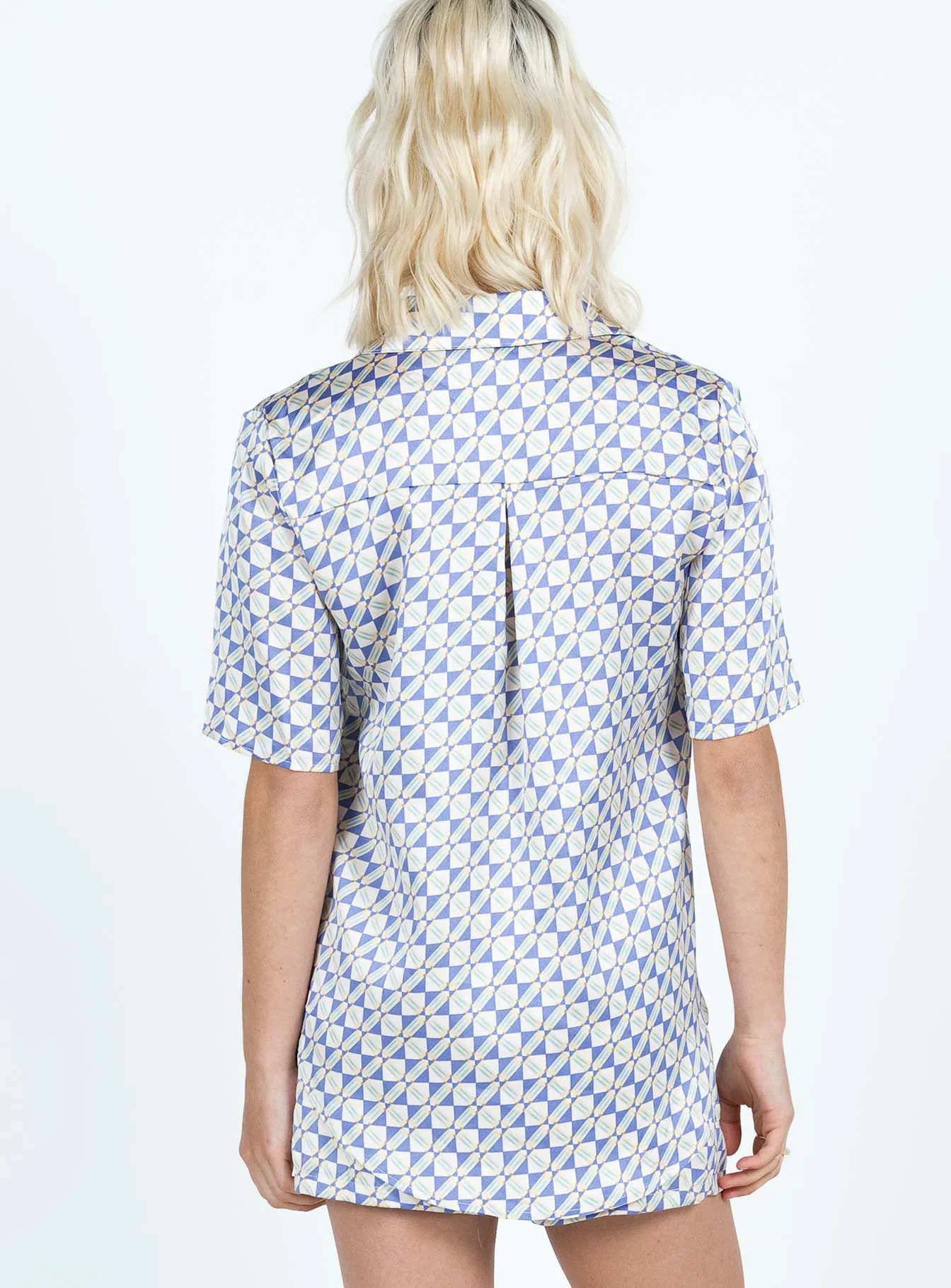 Ziggy Short Sleeve Shirt Blue