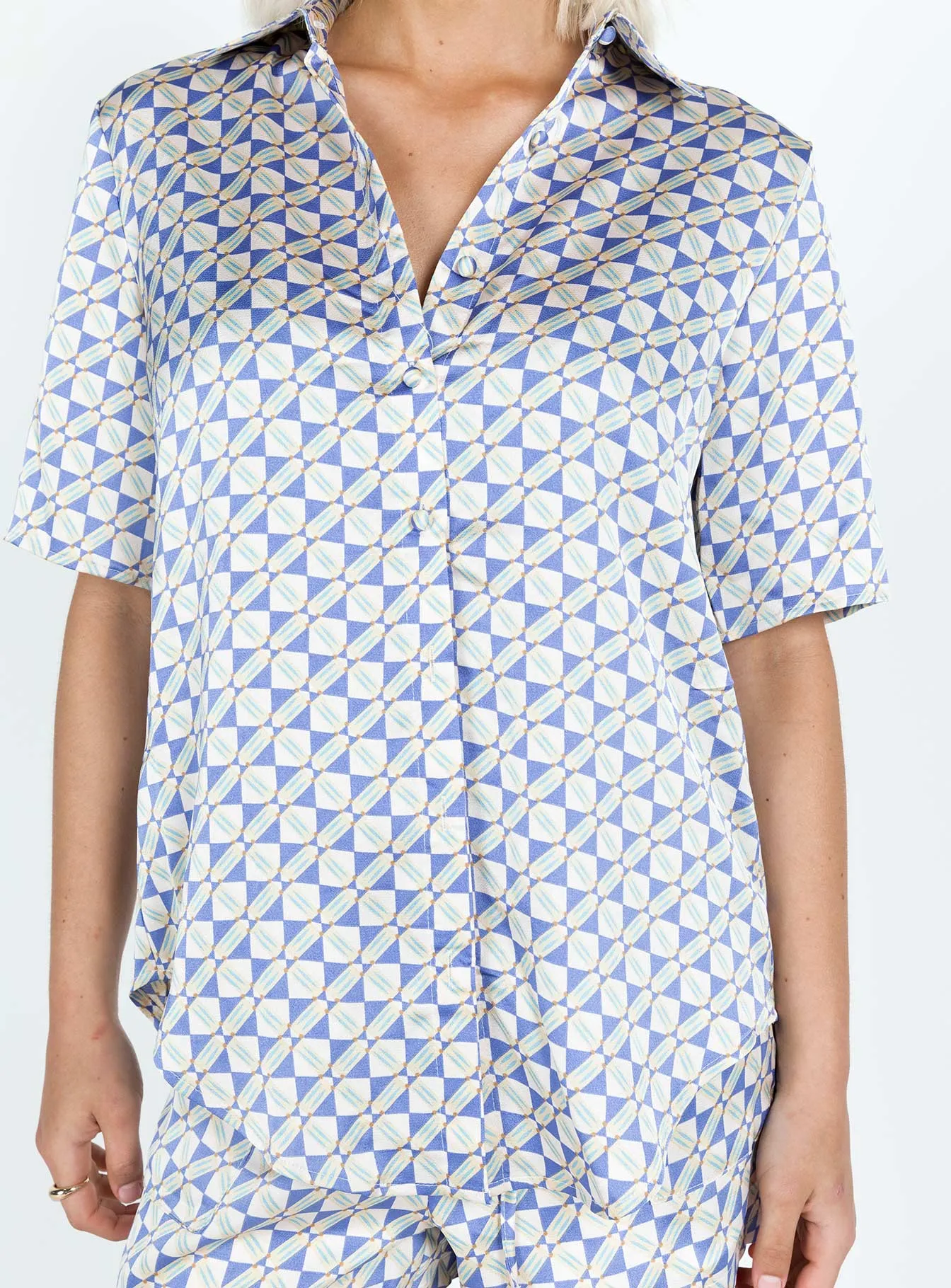 Ziggy Short Sleeve Shirt Blue